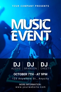 Music festival Template | PosterMyWall