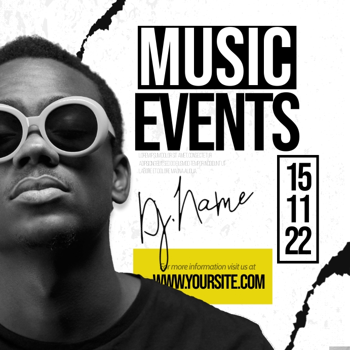 MUSIC EVENT Template | PosterMyWall