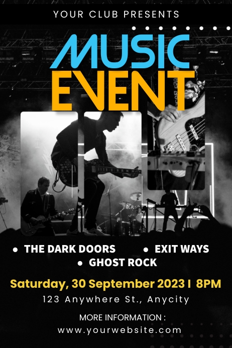 music event Template | PosterMyWall