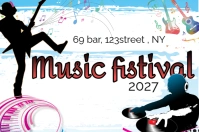 Music event Poster template