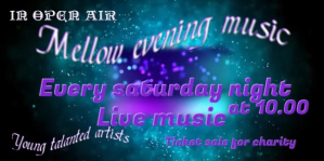 Music event flyer Publicación de Twitter template