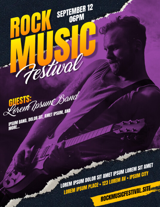 MUSIC EVENT FLYER Template PosterMyWall