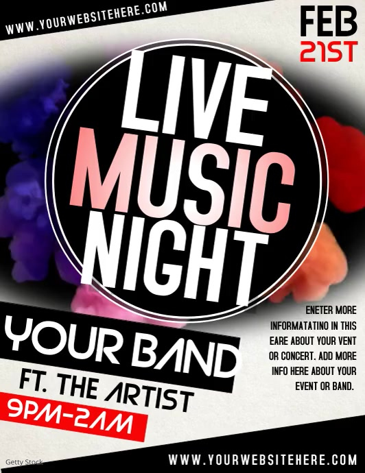 MUSIC EVENT Template MUSIC EVENT Template