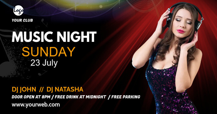 music event social media post Template | PosterMyWall