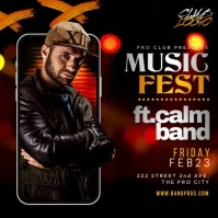 Music Fest Band Night Instagram Post template