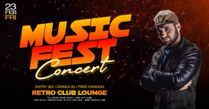 Music Fest Banner Facebook Shared Image template