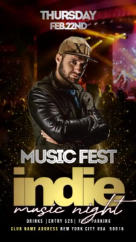 Music Fest Indie Instagram 快拍 template