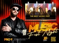 Music Fest Night Presentation template