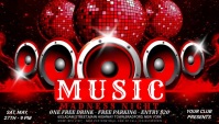 Music Festival, Disco Night Blog template