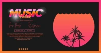 Music Festival Facebook Shared Image template