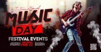 Music Festival Event Gambar Bersama Facebook template