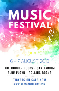 Design A Free Music Festival Poster Online Postermywall