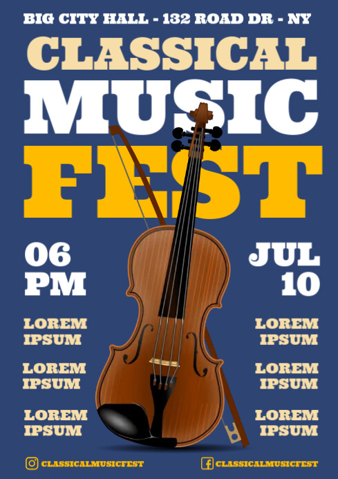 MUSIC FESTIVAL POSTER Template | PosterMyWall