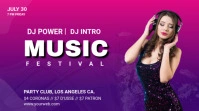 Music Festival social medial post template
