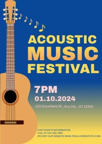 Music festival tamplate A2 template