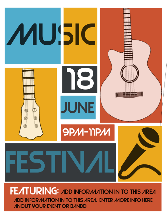 Design Free Music Posters | PosterMyWall