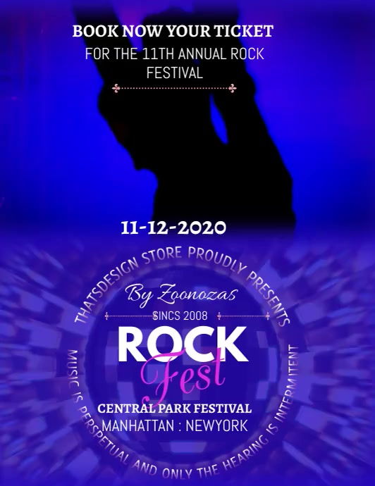 Music flyer templates PosterMyWall