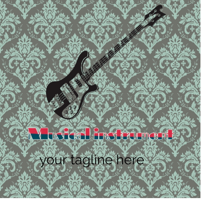 Music instrument logo design Template | PosterMyWall