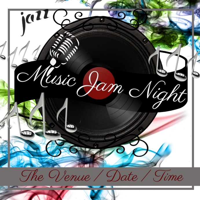 Music Jam Night Template | PosterMyWall