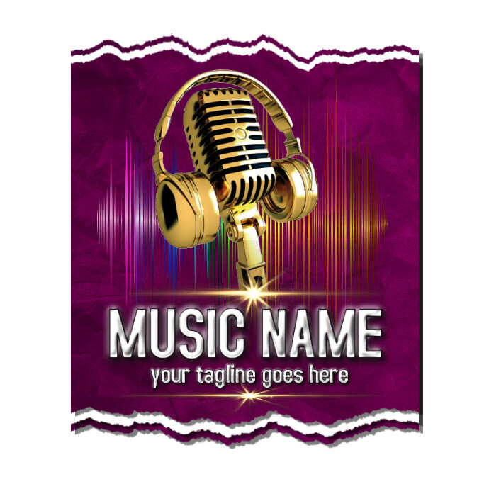 music logo, band, concert, dj music Template PosterMyWall