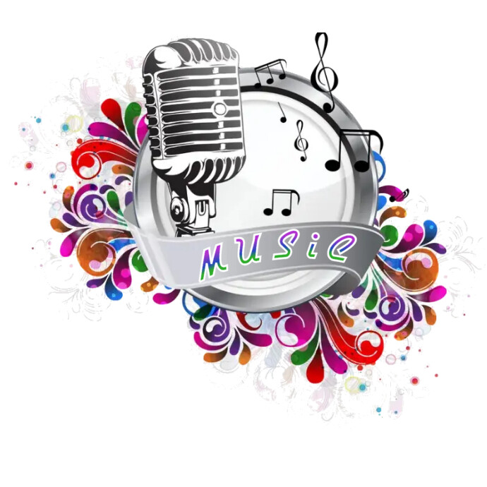 Music logo,music 3d logo,music colorful logo Template | PosterMyWall