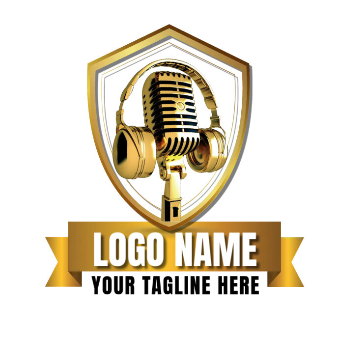 Music logo, band logo, concert logo, template