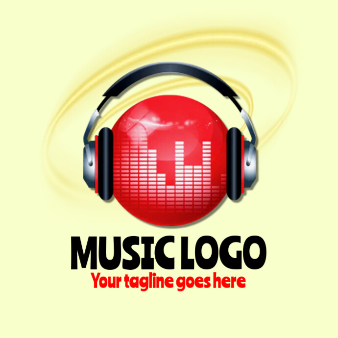 Music logo, band logo, concert logo, logo, template
