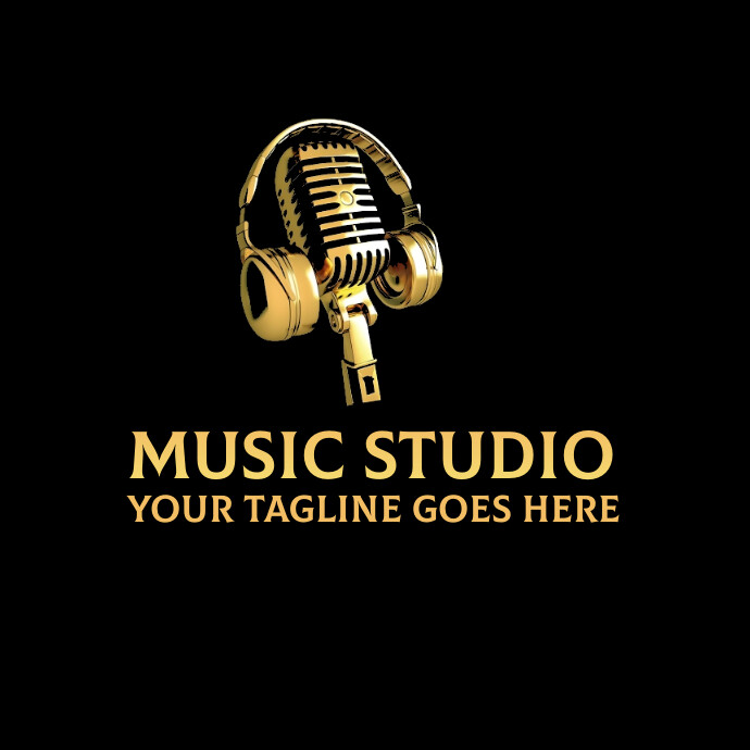 music logo, music studio, music academy logo Logotyp template