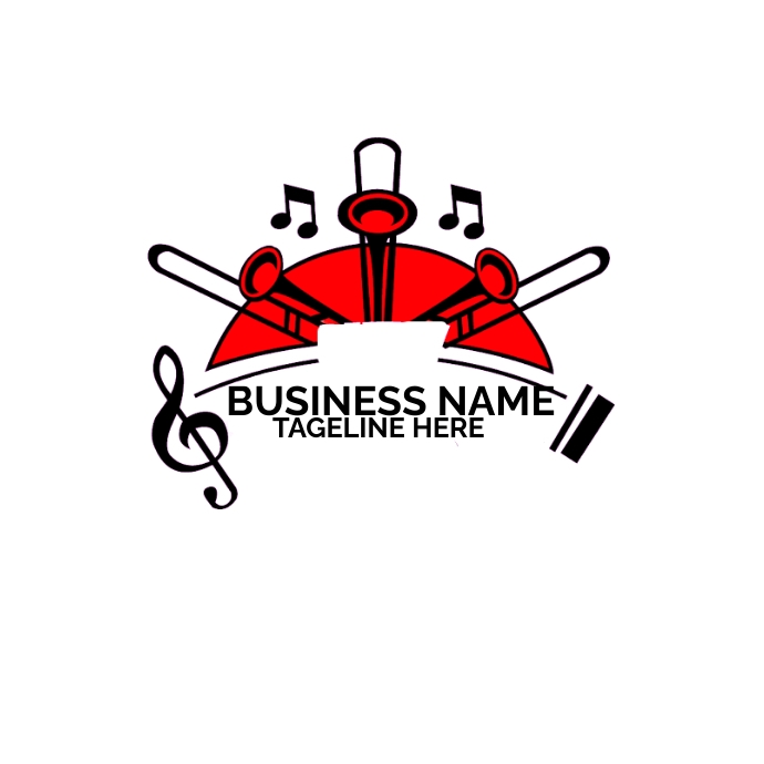 music logo , dj logo, producer logo,band log Logotyp template