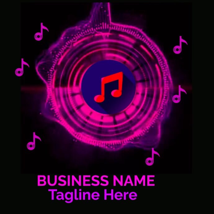 music logo , music video logo song logo , dj template