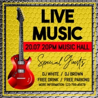 music Live Логотип template
