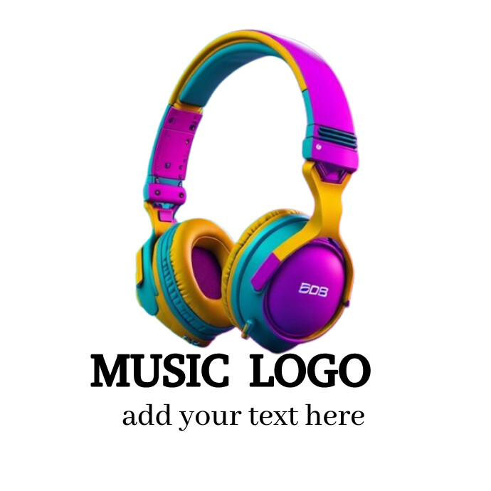 Random Music Logos MUSIC LOGO Templat | PosterMyWall