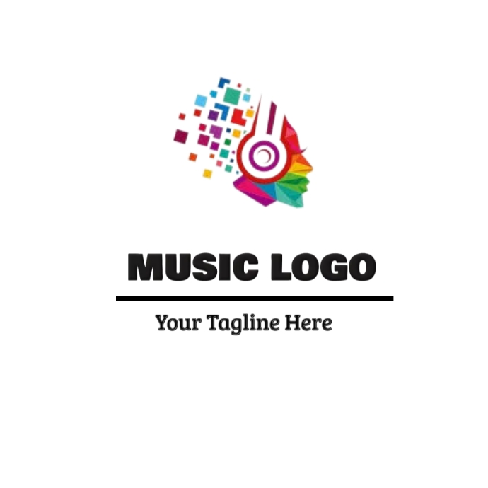 Music Logo โลโก้ template