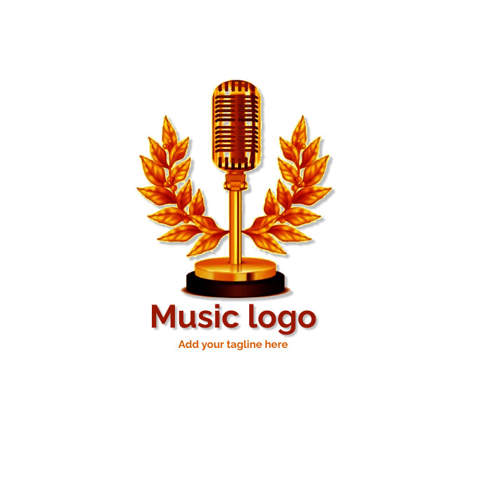 Music logo DJ logo Song logo template