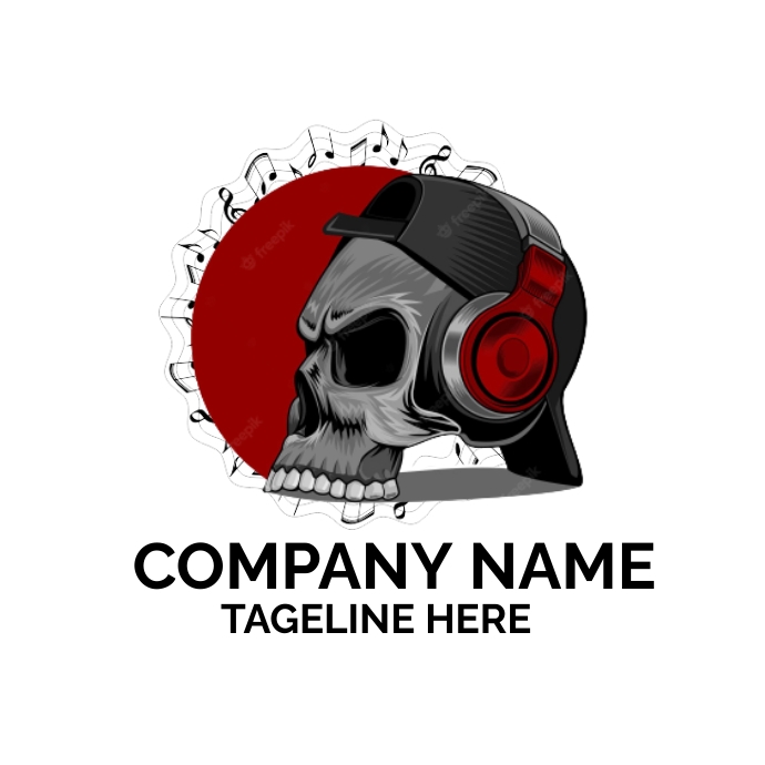 music logo template Logótipo