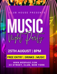 music night Template | PosterMyWall