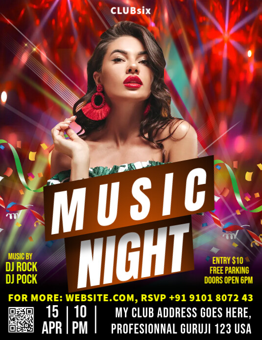 music night Template | PosterMyWall