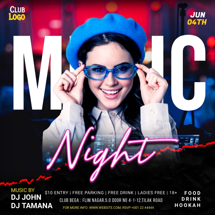 music night Template PosterMyWall