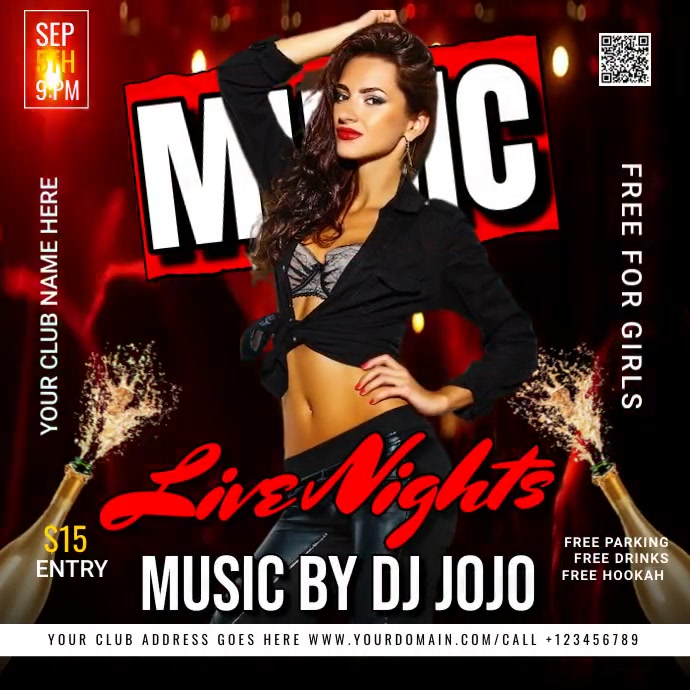 MUSIC NIGHT Template PosterMyWall