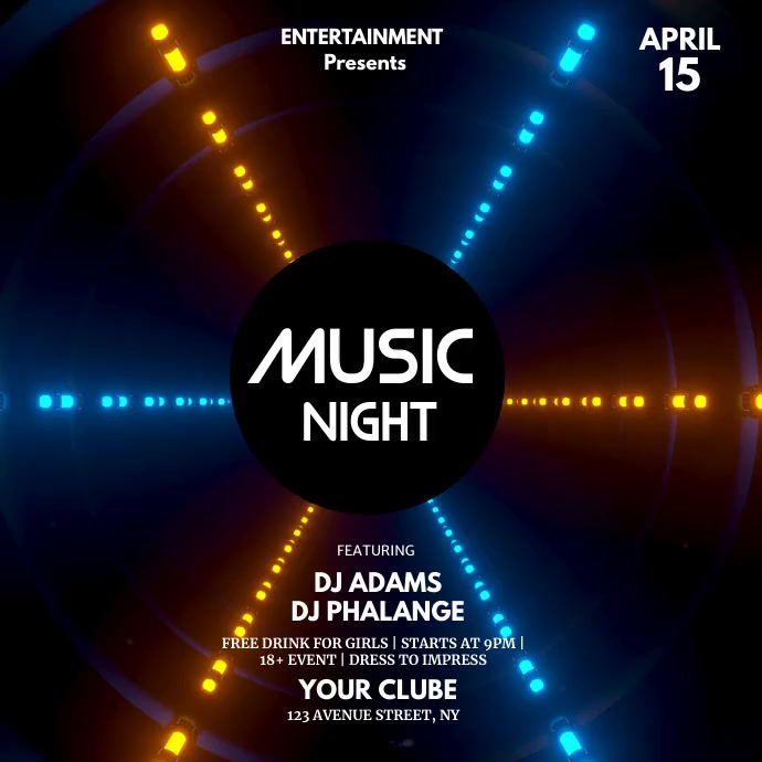 Copy of music night PosterMyWall