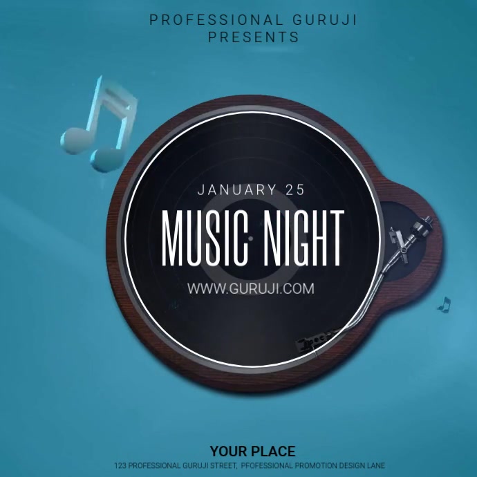 music night Template | PosterMyWall