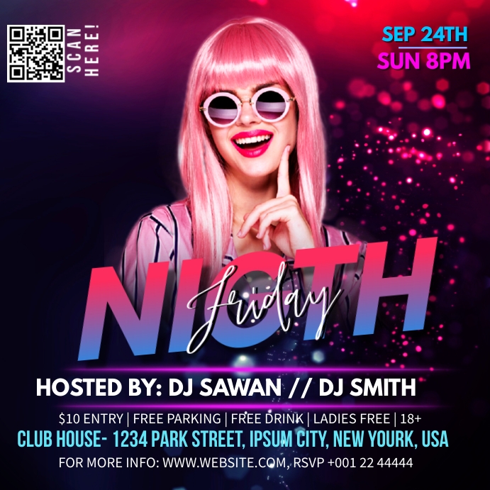 music night Template PosterMyWall