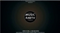 music night party/club night party 数字显示屏 (16:9) template
