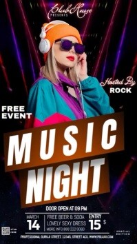 Music Night Party Template | PosterMyWall