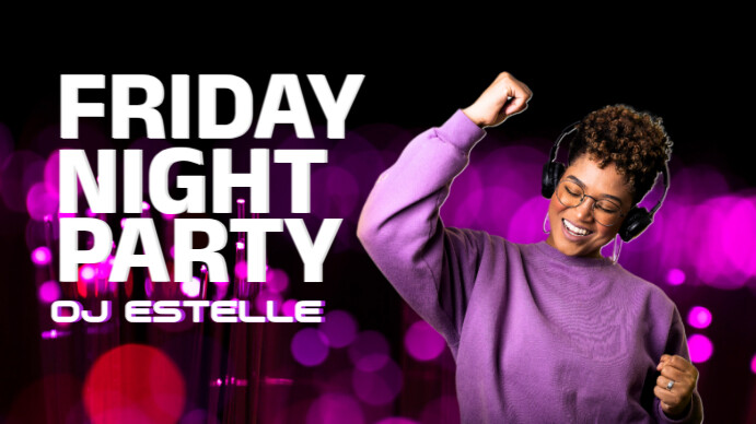 music night party thumbnail youtube thumbnail Template | PosterMyWall