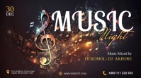 Music Night party Twitter Post Template