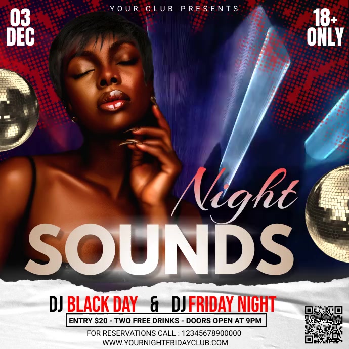 Music Night Post Template | PosterMyWall