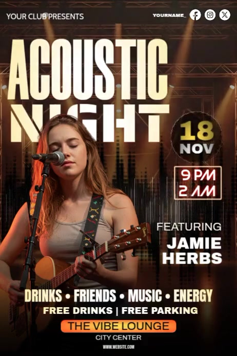 Music Night Template | PosterMyWall