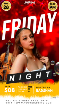 music party, Indaba yaku-Instagram template