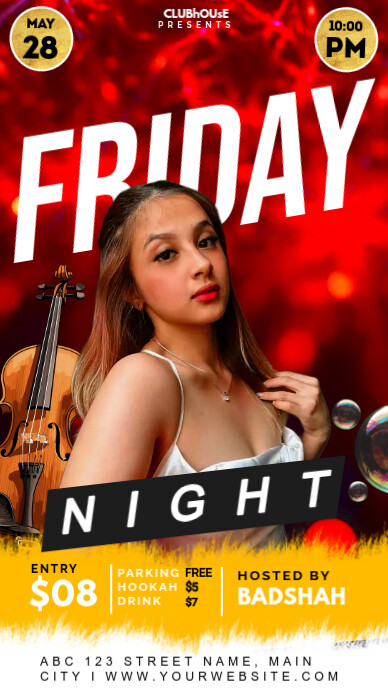 music party, Instagram 快拍 template